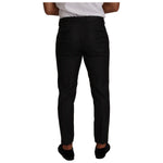 Dolce & Gabbana Gray Check Wool Formal Trouser Dress Pants