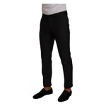 Dolce & Gabbana Gray Check Wool Formal Trouser Dress Pants