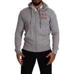 Hackett Gray Full Zip Hooded Cotton Sweatshirt Sweater KOS1978 - 46