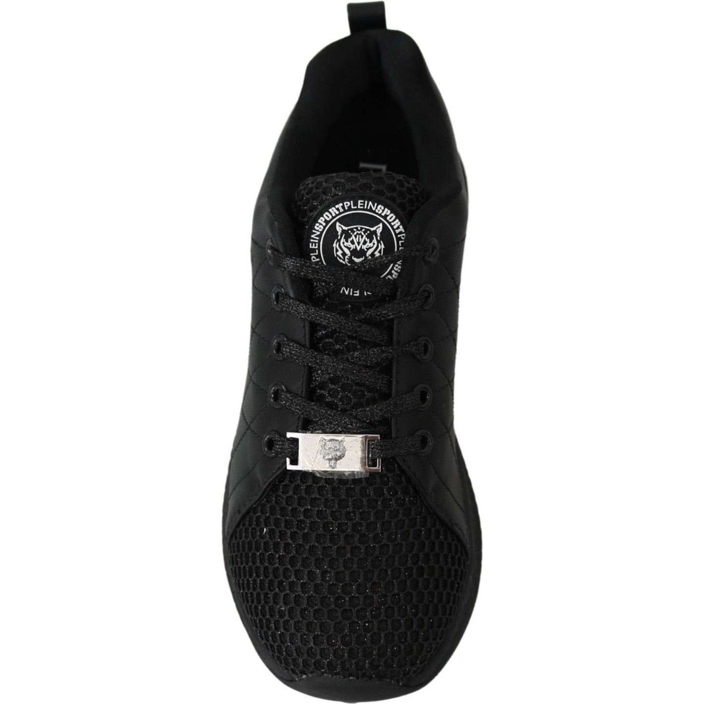 Plein Sport Exquisite Black Runner Gisella Sports Sneakers