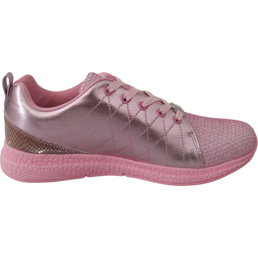 Plein Sport Chic Pink Blush Runner Gisella Sneakers 4059623082722
