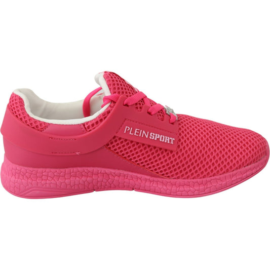Plein Sport Elegant Fuxia Runner Becky Sneakers 4059623085891