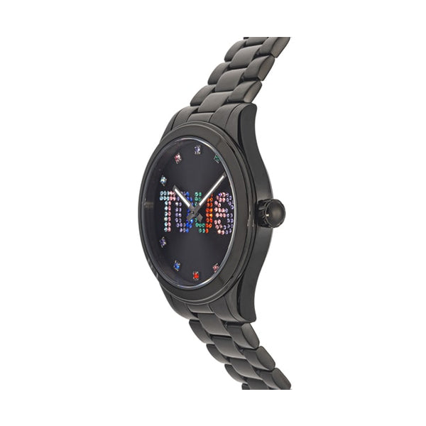 TOUS WATCHES Mod. 200351113 with black bracelet and colorful dial design