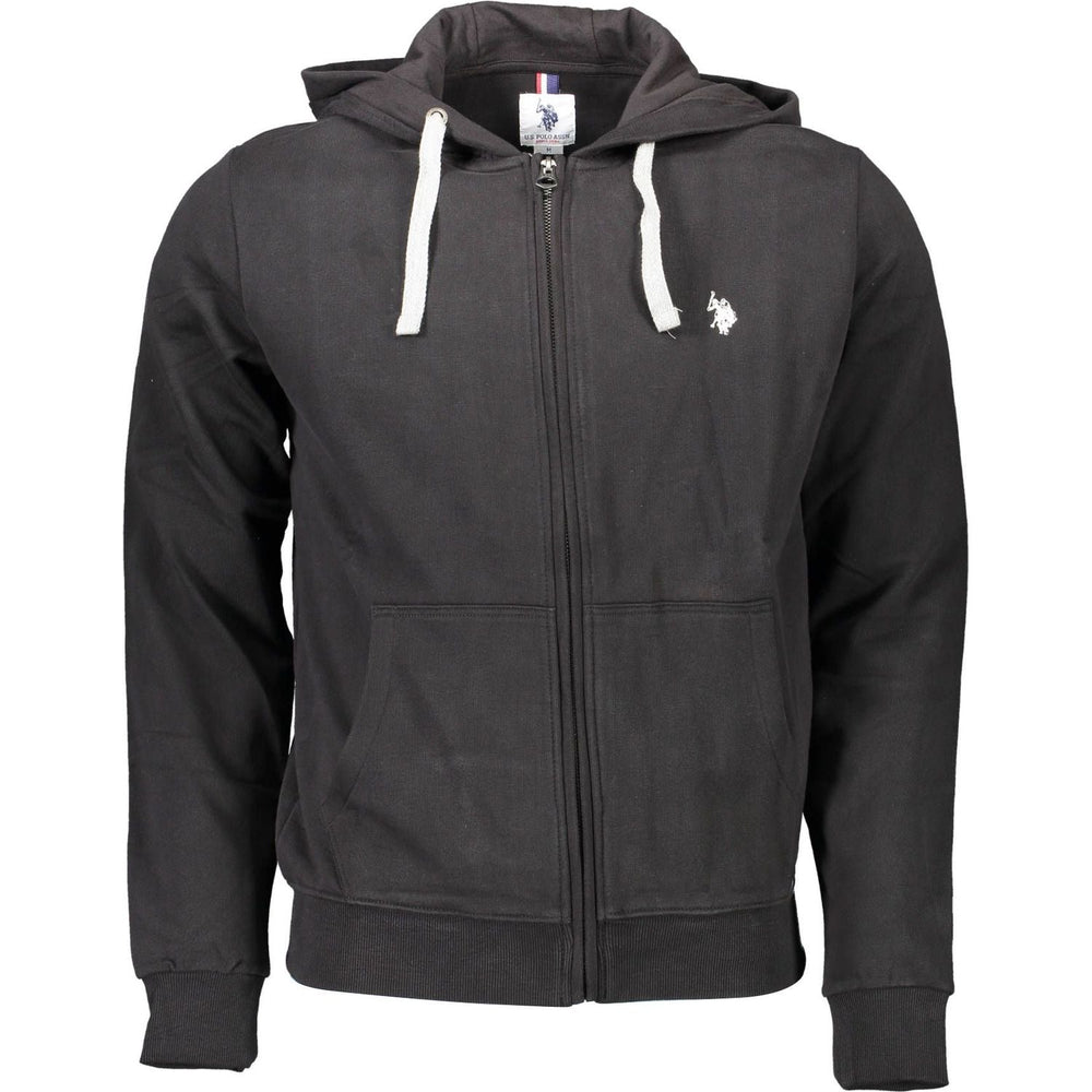 U.S. POLO ASSN. Black Cotton Men Sweater