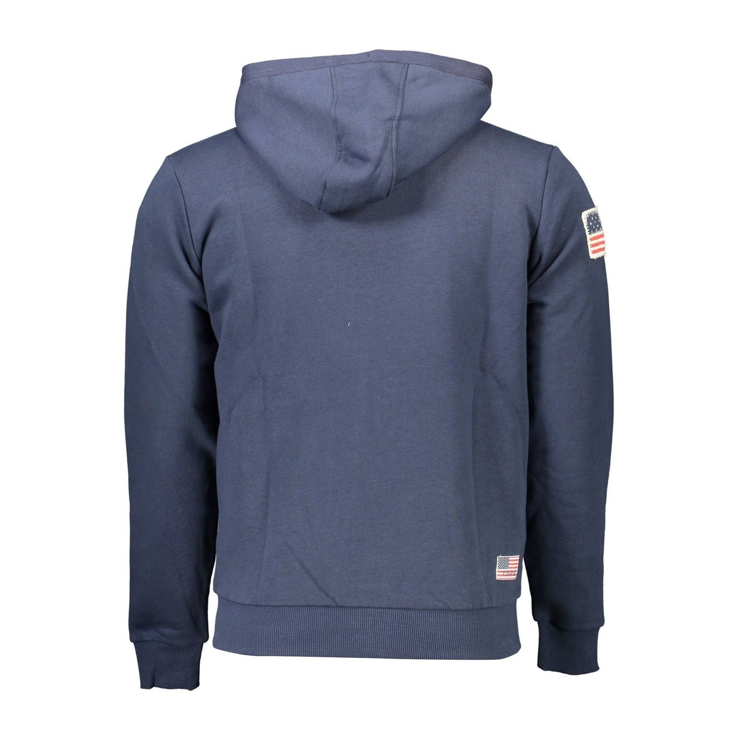 U.S. POLO ASSN. Blue Cotton Men Sweater