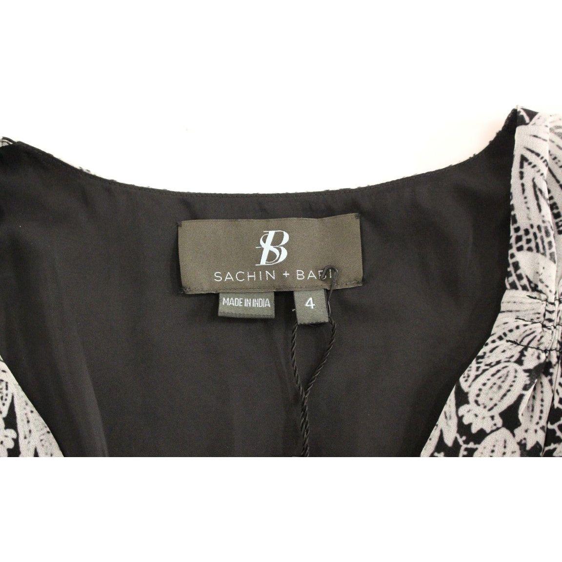 طقم ساشين وبابي الأنيق المزين بالزهور