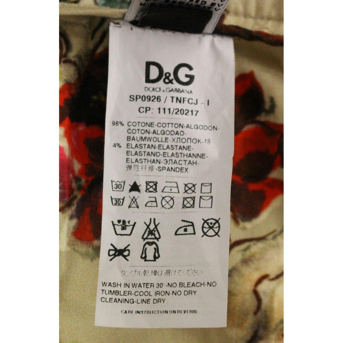 优雅米色常规版型棉质长裤