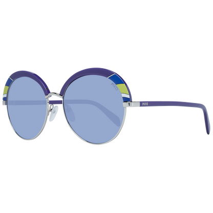 Emilio Pucci Purple Metal & Plastic Sunglasses