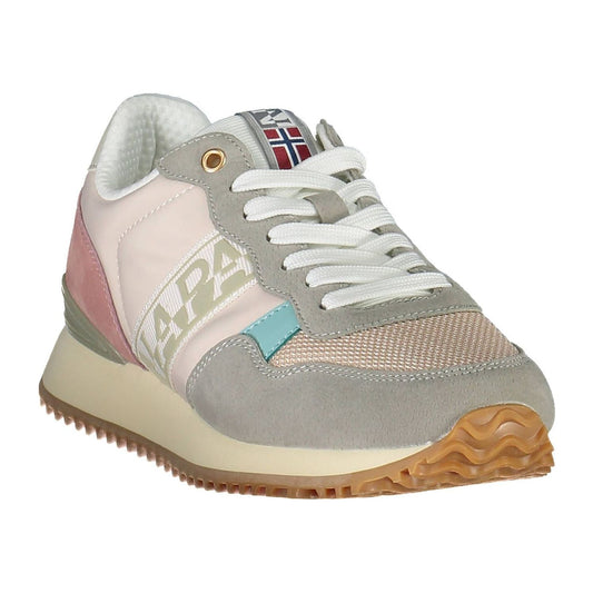 Napapijri Chic Pink Laced Sneakers with Logo Detail NA-20194-38-FBB-172/1