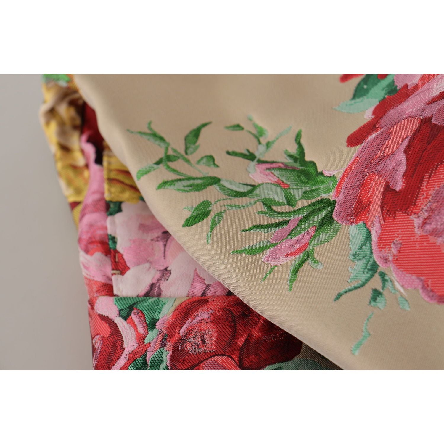 بنطلون رسمي بخصر مرتفع مزين بالزهور من دولتشي آند غابانا