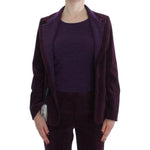 BENCIVENGA Purple Wool Suit T-Shirt Set SIG30893-2