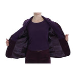 BENCIVENGA Purple Wool Suit T-Shirt Set SIG30893-2
