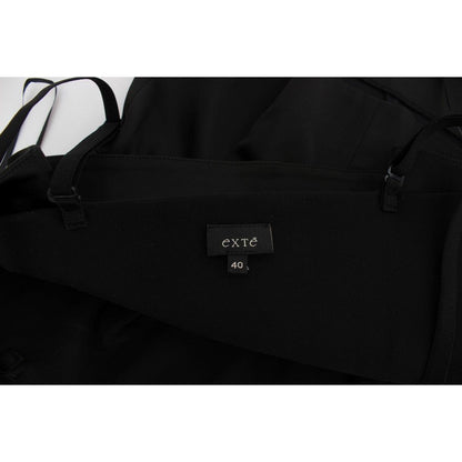 Exte Black Tank Party Evening Top Blouse Top Blouse