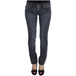 Cavalli Blue Wash Cotton Blend Slim Fit Jeans SIG32575-1