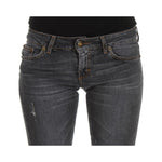Cavalli Blue Wash Cotton Blend Slim Fit Jeans SIG32575-1