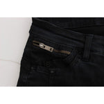 Costume National Black Cotton Slim Fit Denim Jeans Jeans & Pants