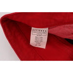 Costume National Red Cotton Blend Super Slim Fit Jeans SIG31090-5