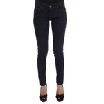 Costume National Blue Cotton Blend Slim Fit Jeans SIG32580-1