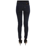 Costume National Blue Cotton Blend Slim Fit Jeans SIG32580-1