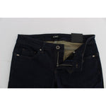 Costume National Blue Cotton Blend Slim Fit Jeans SIG32580-1