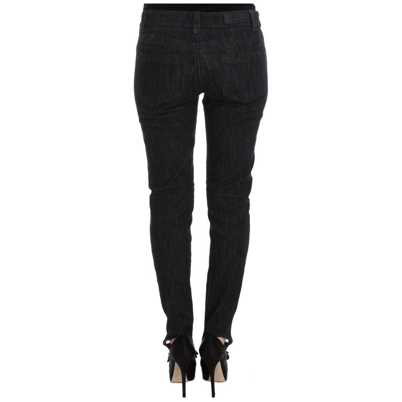 Ermanno Scervino Blue Cotton Slim Fit Denim Jeans SIG30280-2