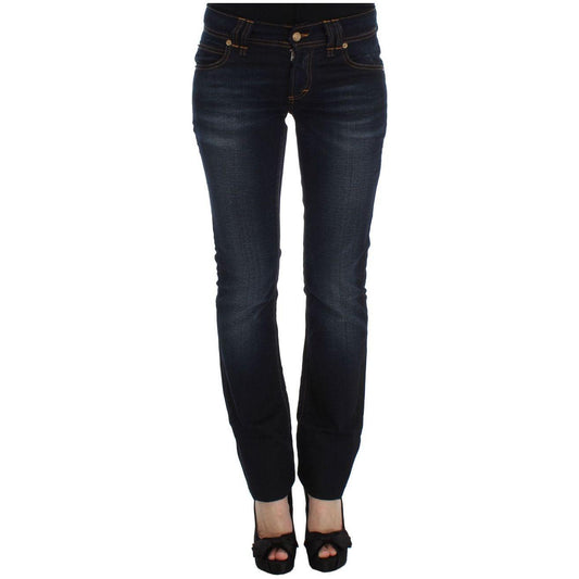 John Galliano Blue Wash Cotton Slim Fit Jeans SIG30164-3