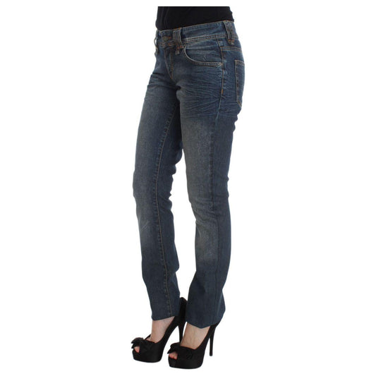 John Galliano Blue Wash Cotton Blend Slim Fit Jeans SIG30168-4