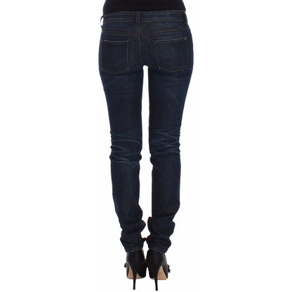 Ermanno Scervino Blue Slim Jeans Denim Pants Skinny Leg Stretch