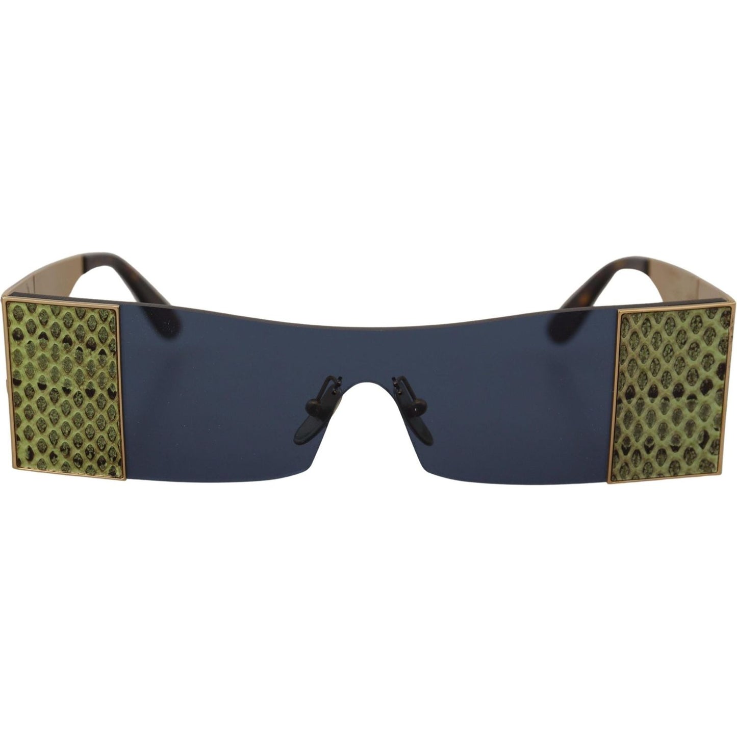 Dolce & Gabbana Gold Metal Rectangle Shades DG2263 Sunglasses GLA1176