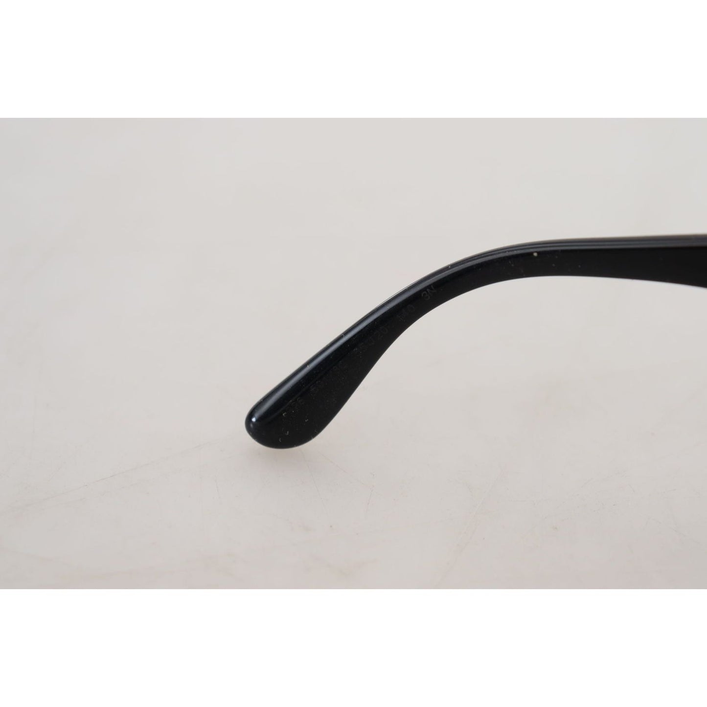 Dolce & Gabbana Black Gold Sequin Butterfly Polarized DG4326 Sunglasses