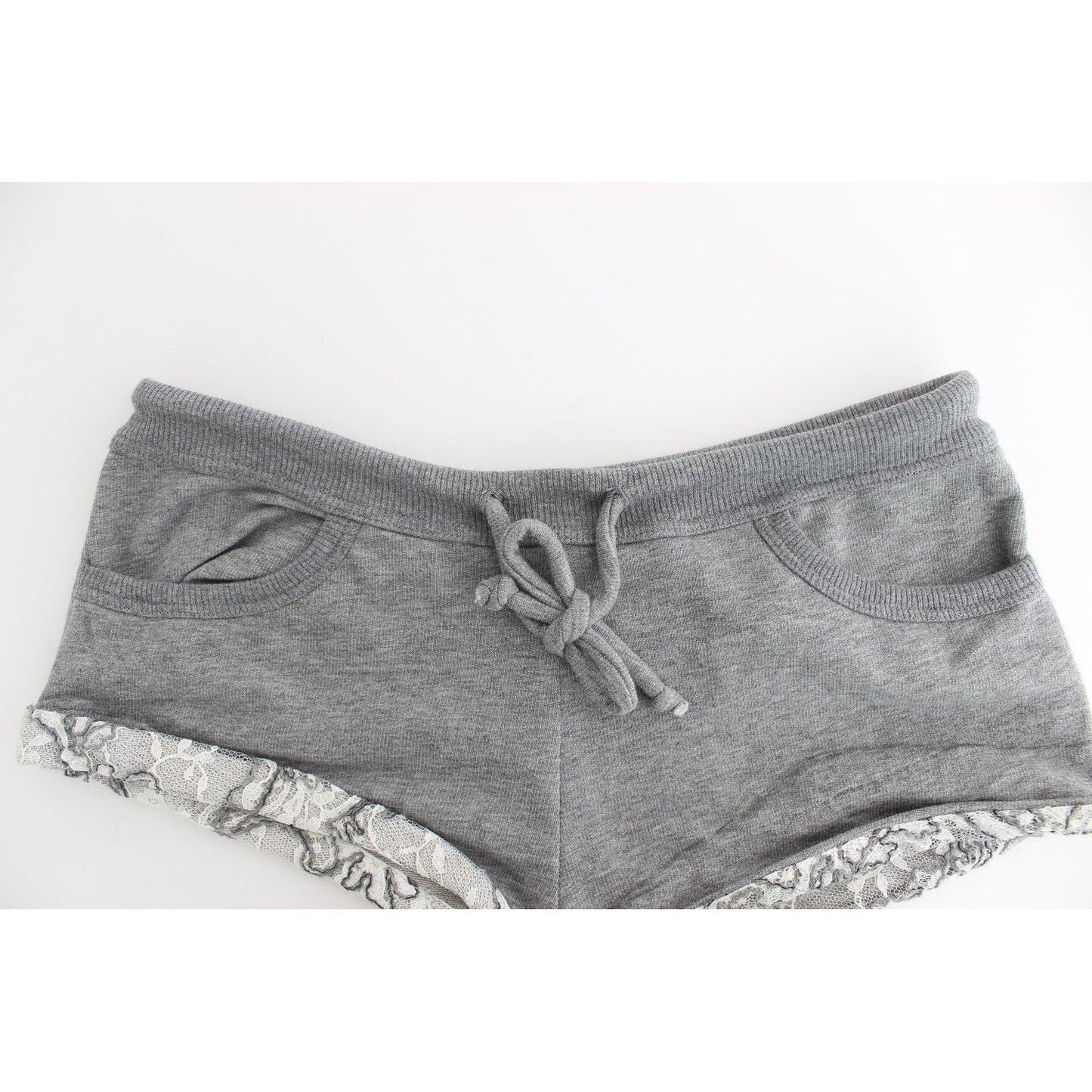 Ermanno Scervino Lingerie Gray Mini Shorts Sleepwear Hotpants SIG11492-1