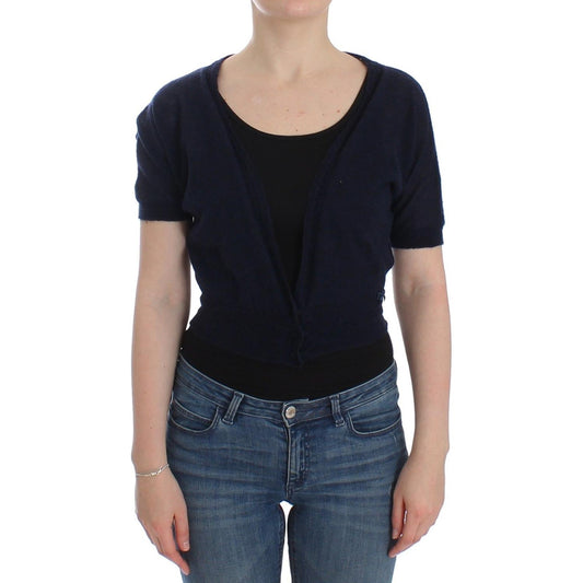 Ermanno Scervino Knit Blue Wool Sweater Cardigan SIG12568-4
