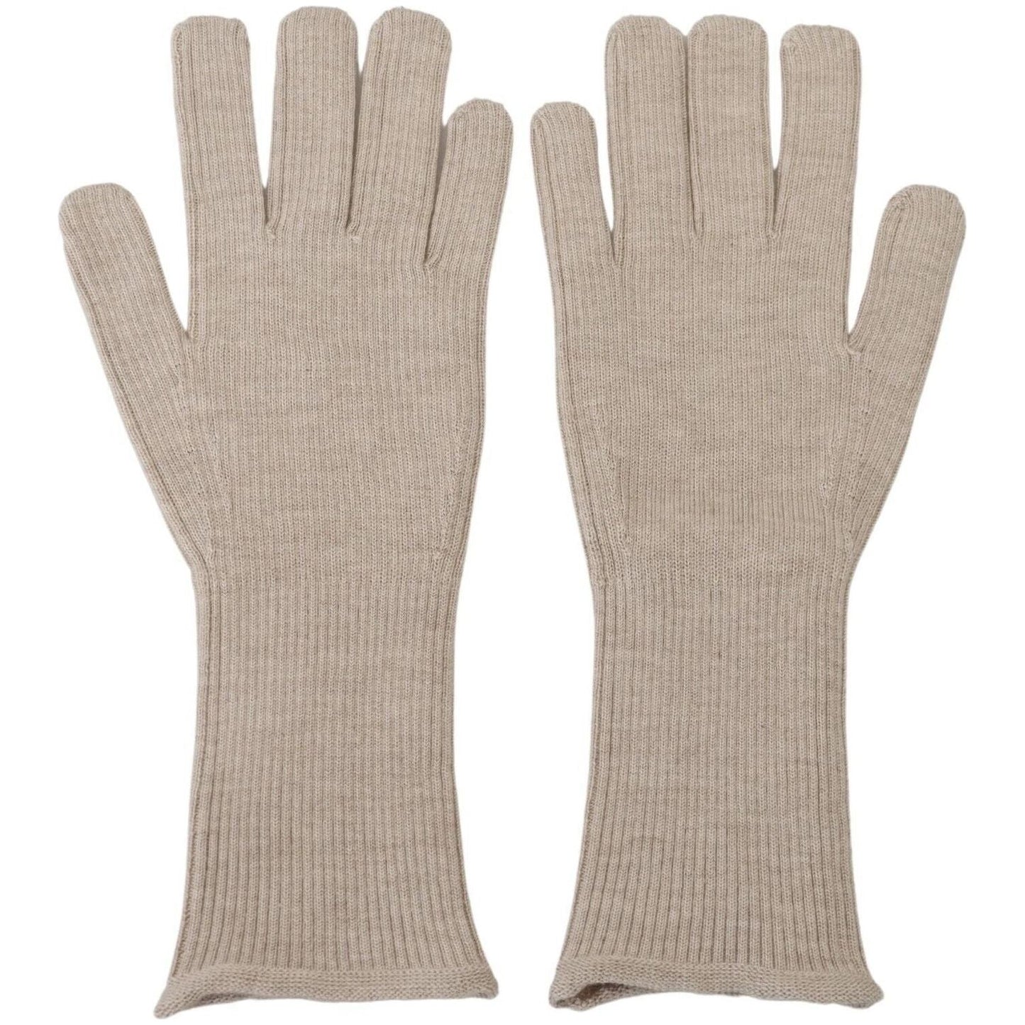 Dolce & Gabbana Ivory Cashmere Silk Hands Mitten Mens Gloves LB3063 - 9
