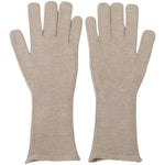 Dolce & Gabbana Ivory Cashmere Silk Hands Mitten Mens Gloves LB3063 - 9