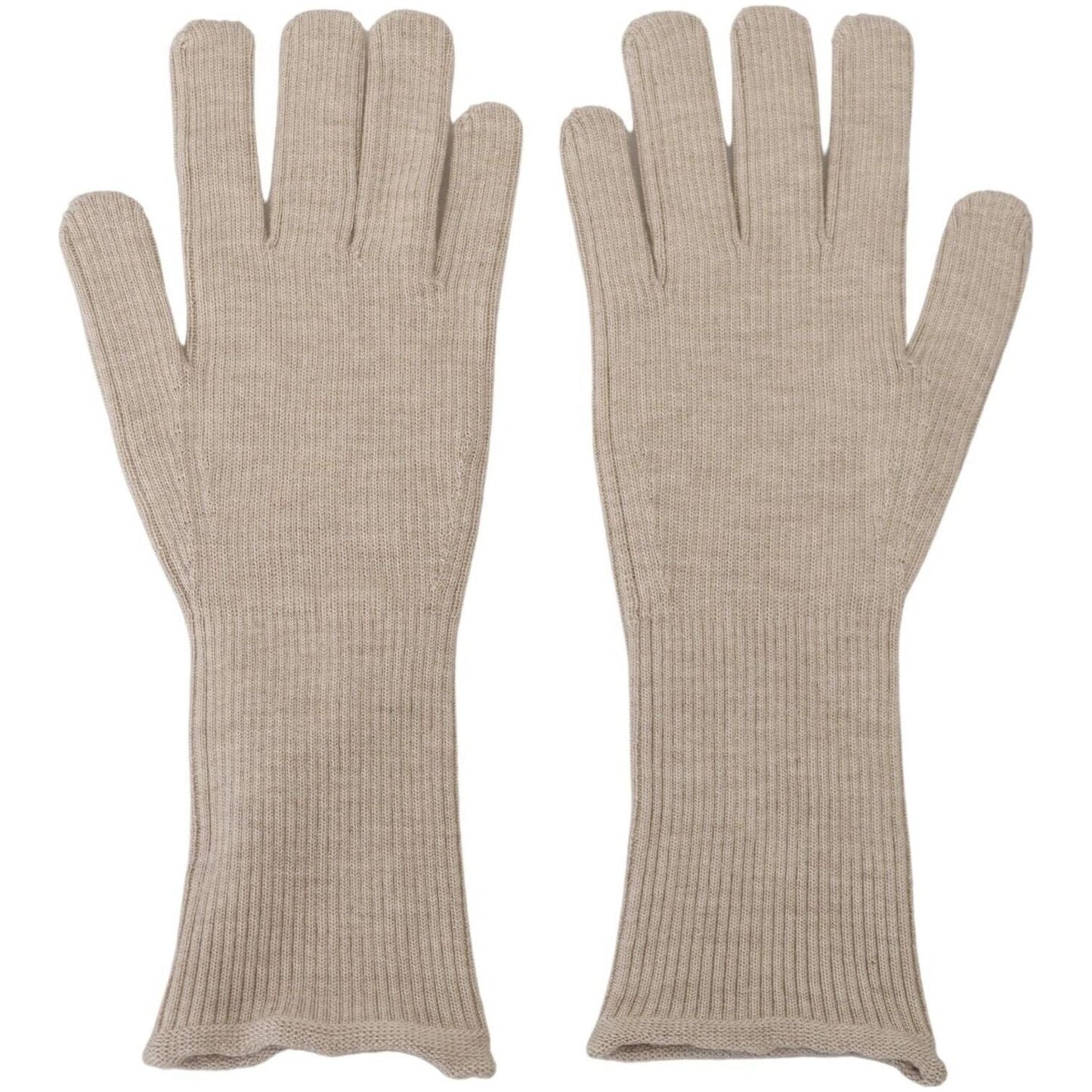 Dolce & Gabbana Ivory Cashmere Silk Hands Mitten Mens Gloves LB3063 - 9