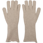 Dolce & Gabbana Ivory Cashmere Silk Hands Mitten Mens Gloves LB3063 - 9