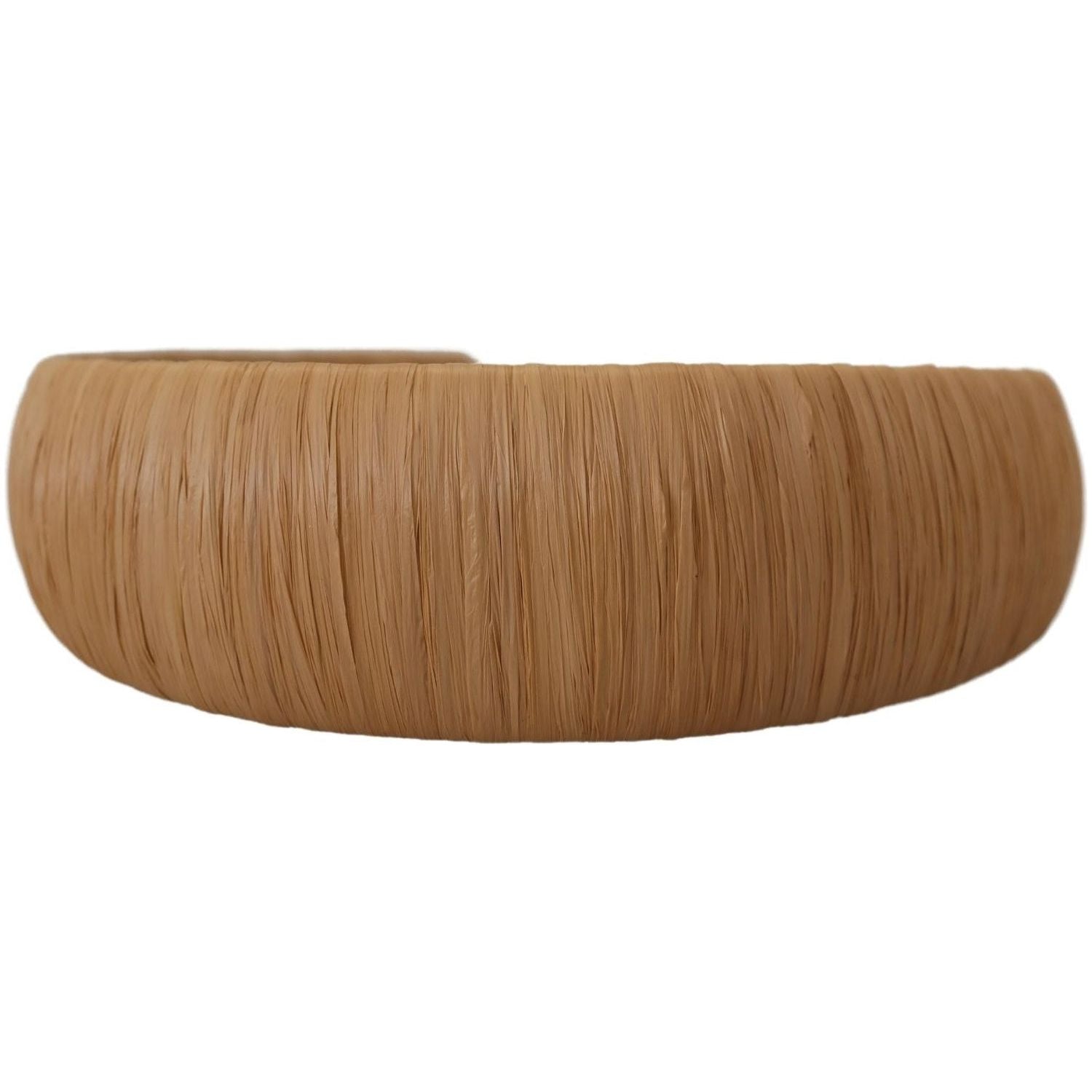 精致的米色粘胶纤维王冠头带