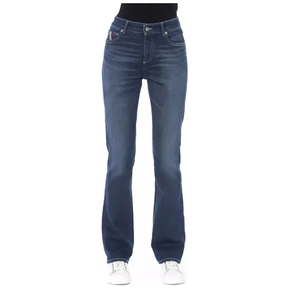 Baldinini Trend Blue Cotton Women's Jeans