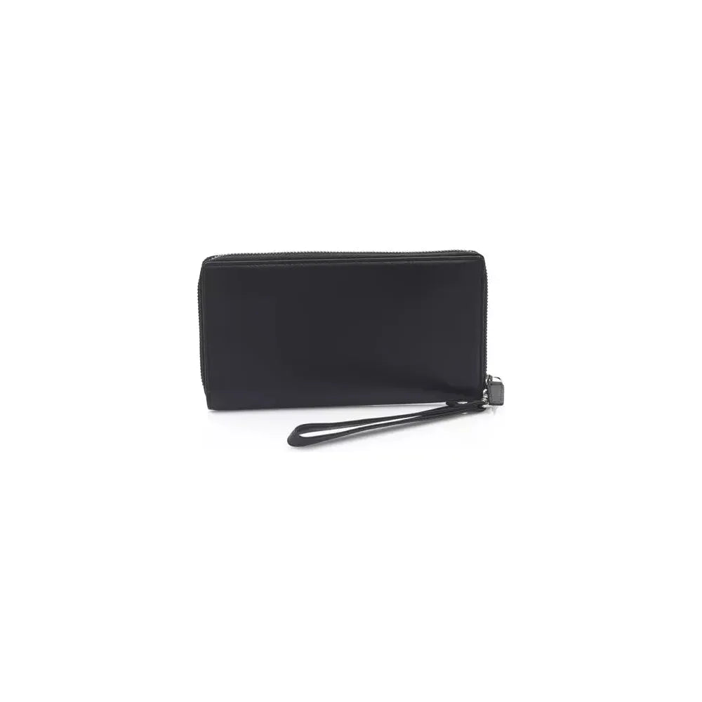 Automobili Lamborghini Black Calfskin Men Wallet