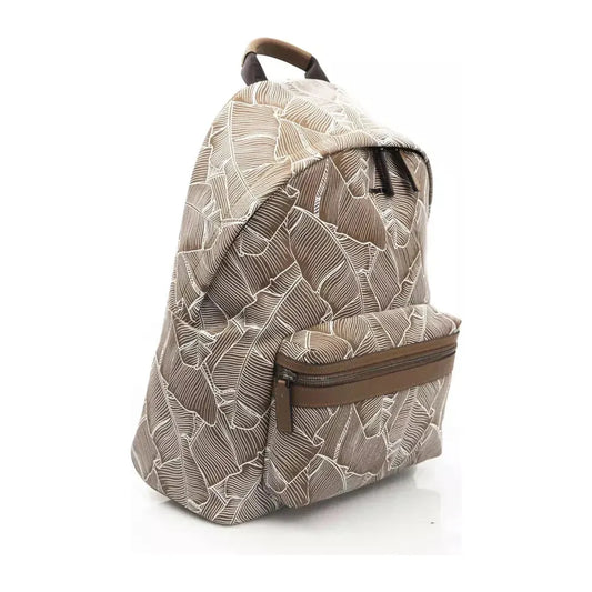 Cerruti 1881 Brown Leather Men Backpack CE-22963