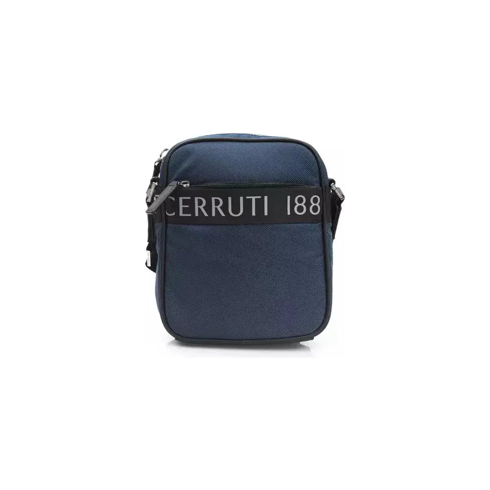Cerruti 1881 Blue Nylon Crossbody Bag