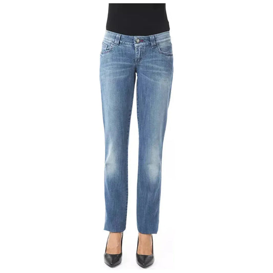 BYBLOS Blue Cotton Women Jeans BY-17637-W26