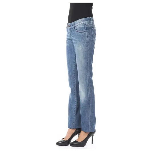 BYBLOS Blue Cotton Women Jeans BY-17637-W26