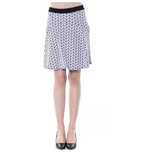 BYBLOS Black Marabou Women Skirt BY-13818-IT42|M