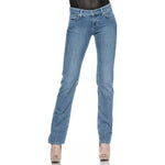 Ungaro Fever Light Blue Cotton Women Jeans