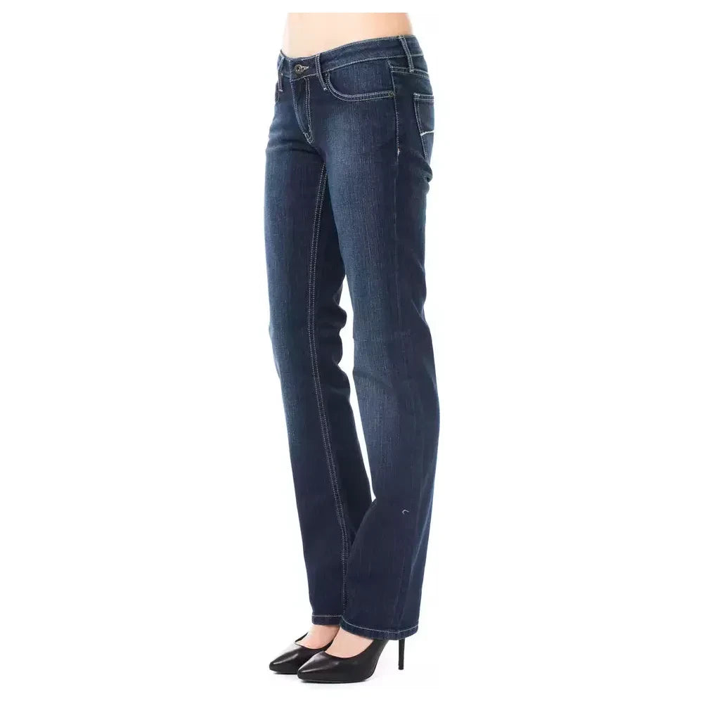 Ungaro Fever Blue Cotton Jeans Denim
