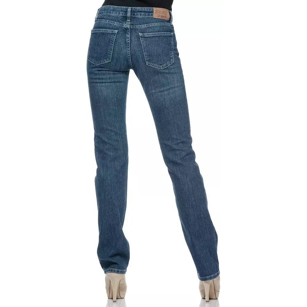 Ungaro Fever Blue Cotton Jeans Denim