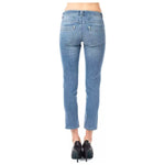 Ungaro Fever Light Blue Cotton Women Jeans
