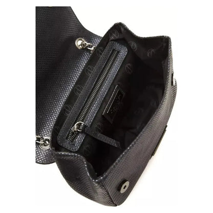 Pompei Donatella Blue Leather Women Crossbody Crossbody Bag