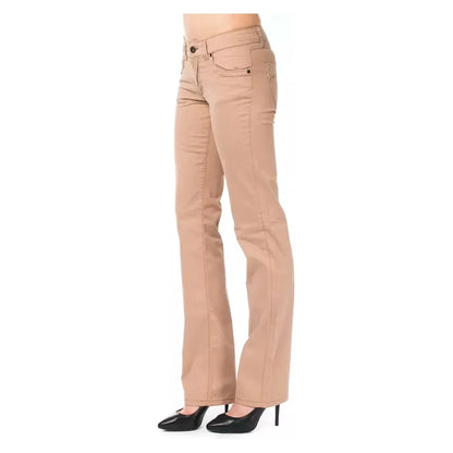 Ungaro Fever Beige Cotton Women Pant
